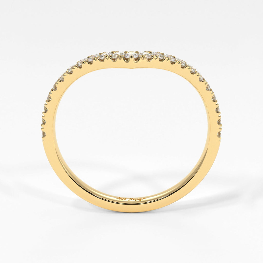 AGI Design Erin Lab-Created Diamonds Wedding Band