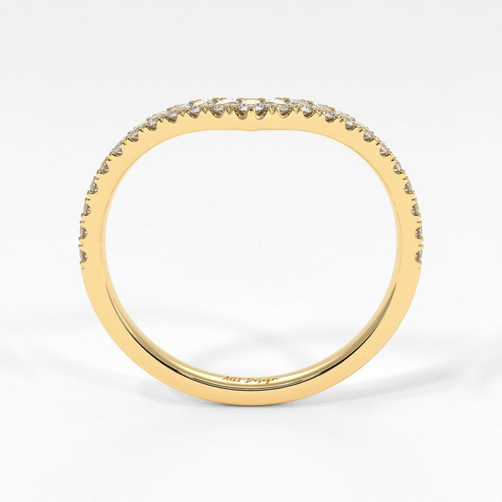 AGI Design Erin Lab-Created Diamonds Wedding Band