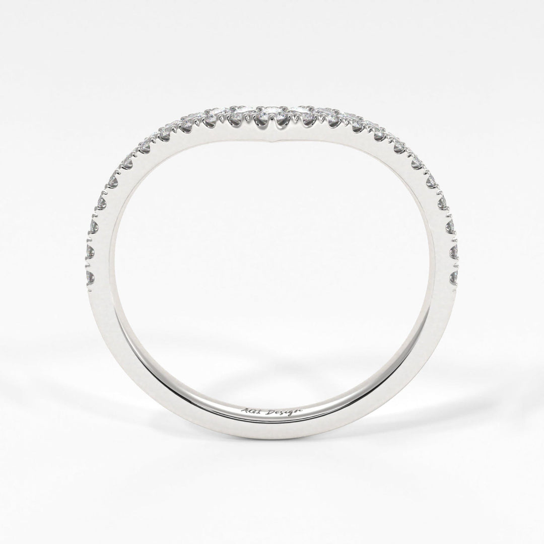 AGI Design Erin Lab-Created Diamonds Wedding Band