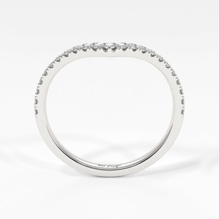 AGI Design Erin Lab-Created Diamonds Wedding Band