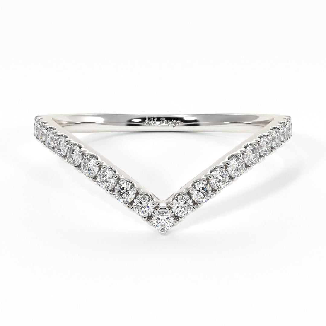 AGI Design Erin Lab-Created Diamonds Wedding Band