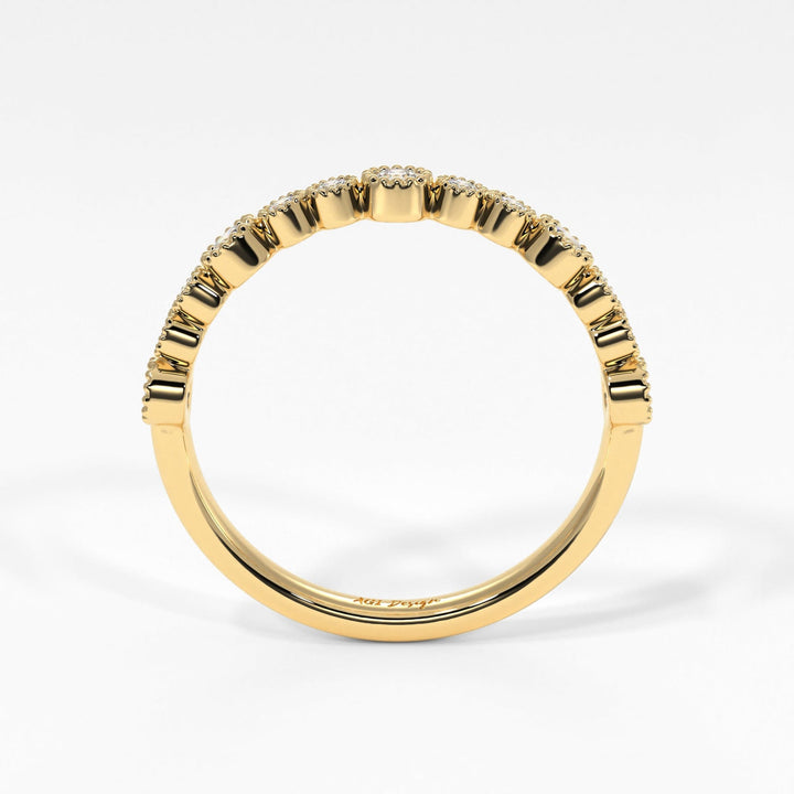 AGIDesignShop Kira Lab-Created Diamonds Wedding Band