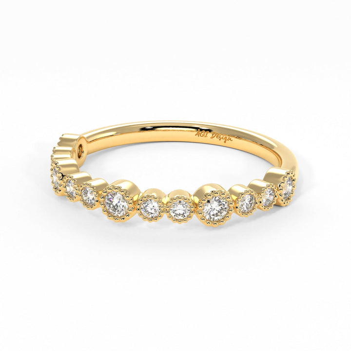 AGIDesignShop Kira Lab-Created Diamonds Wedding Band
