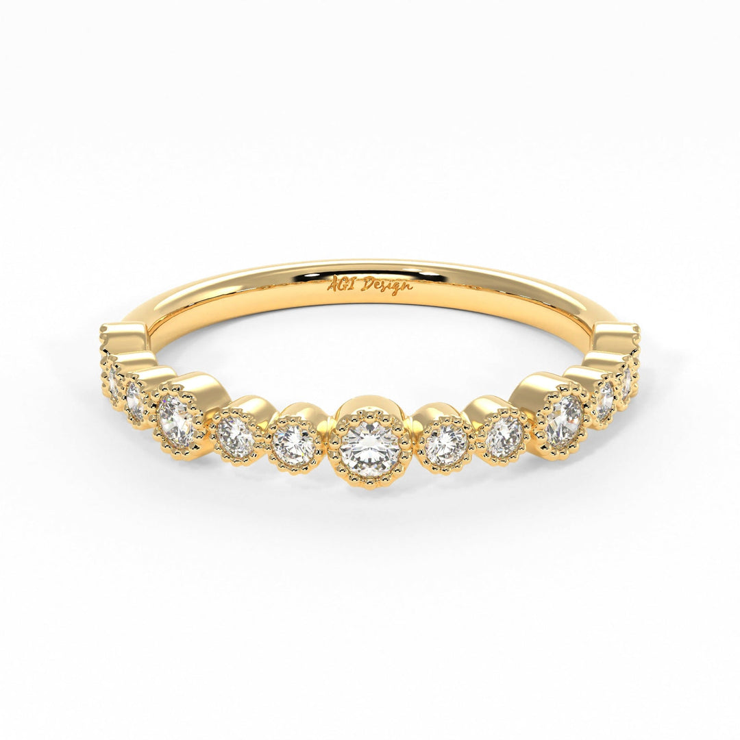 AGIDesignShop Kira Lab-Created Diamonds Wedding Band