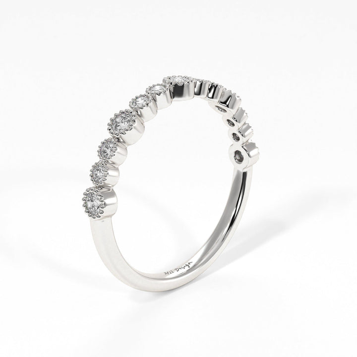 AGIDesignShop Kira Lab-Created Diamonds Wedding Band