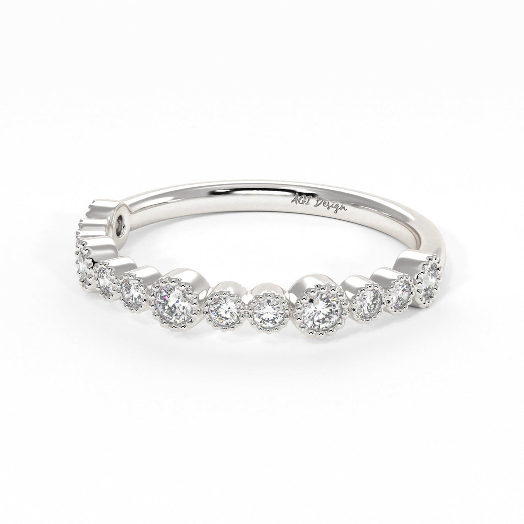 AGIDesignShop Kira Lab-Created Diamonds Wedding Band