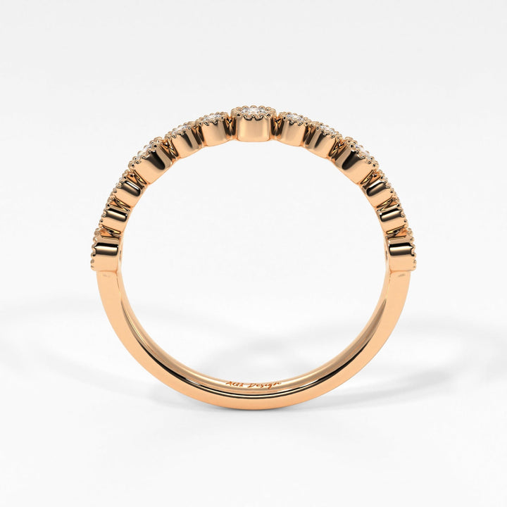 AGIDesignShop Kira Lab-Created Diamonds Wedding Band