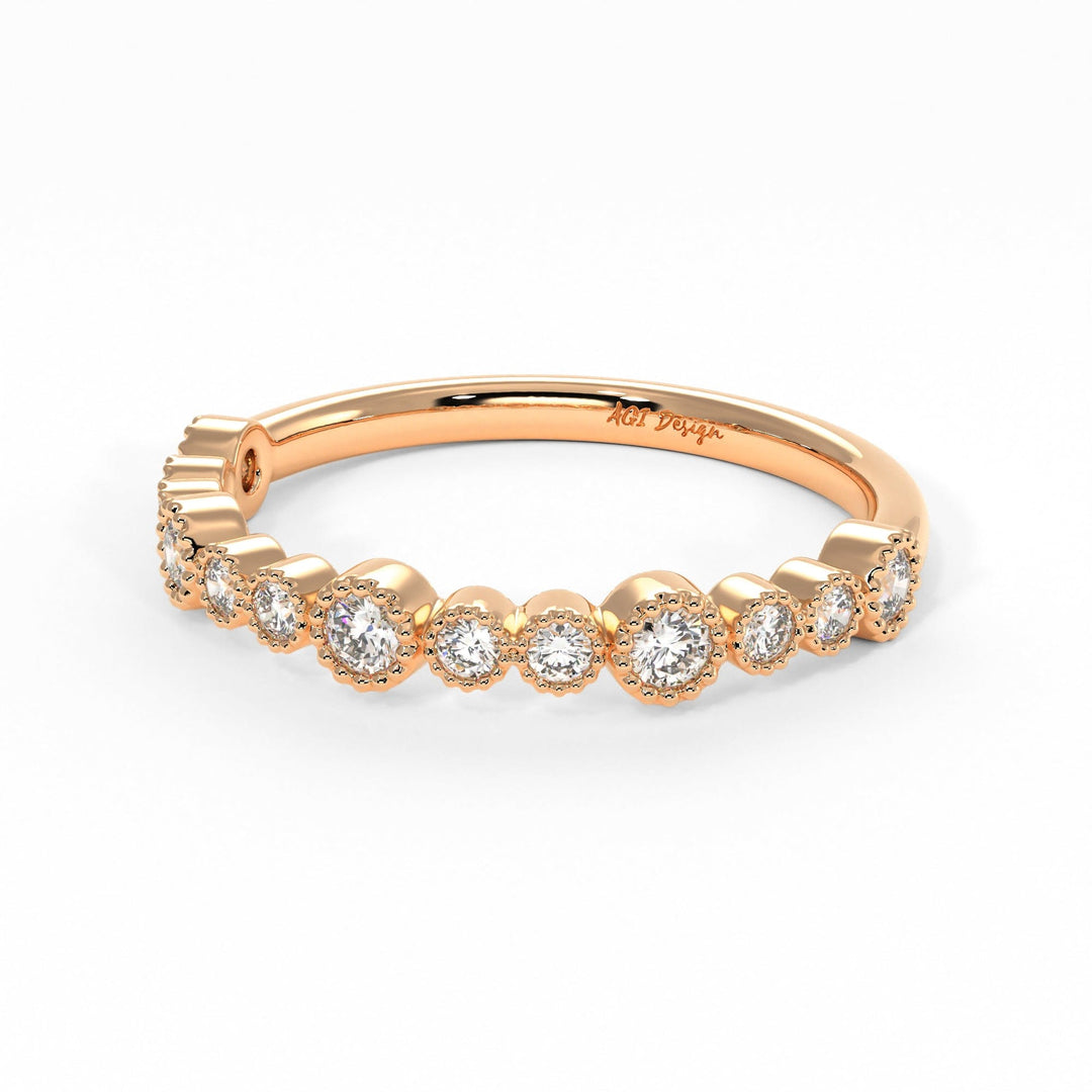 AGIDesignShop Kira Lab-Created Diamonds Wedding Band