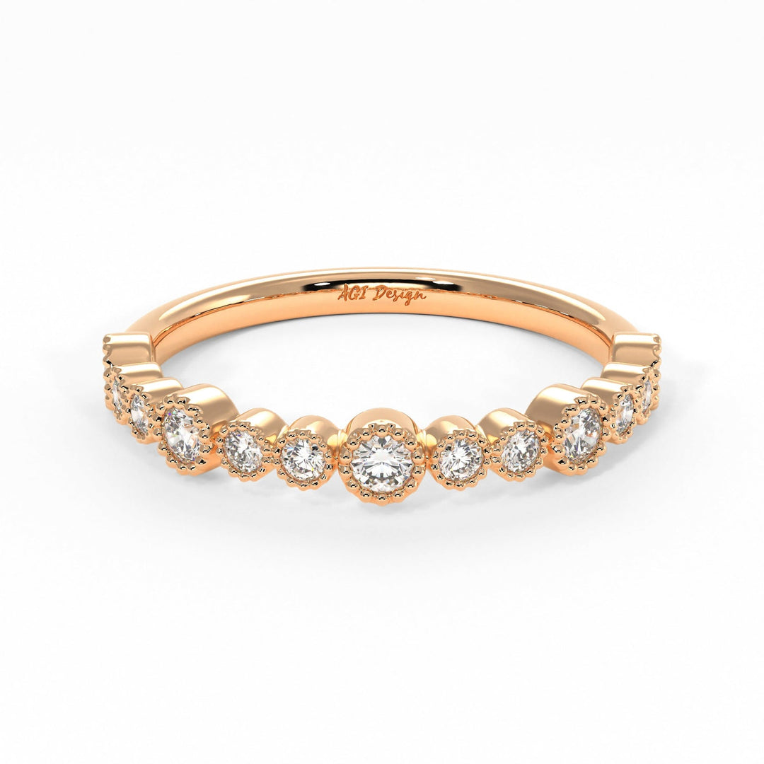 AGIDesignShop Kira Lab-Created Diamonds Wedding Band