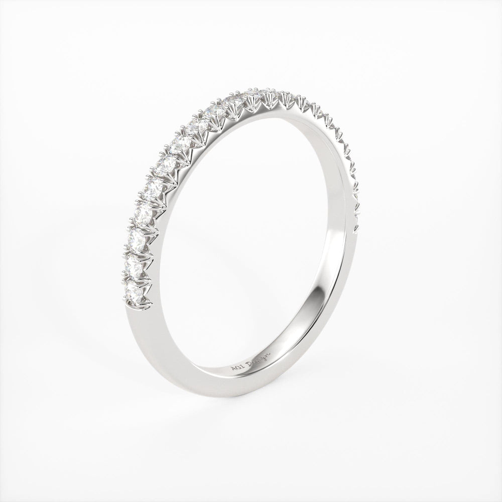 AGIDesignShop Naomi Lab-Created Diamond Wedding Band