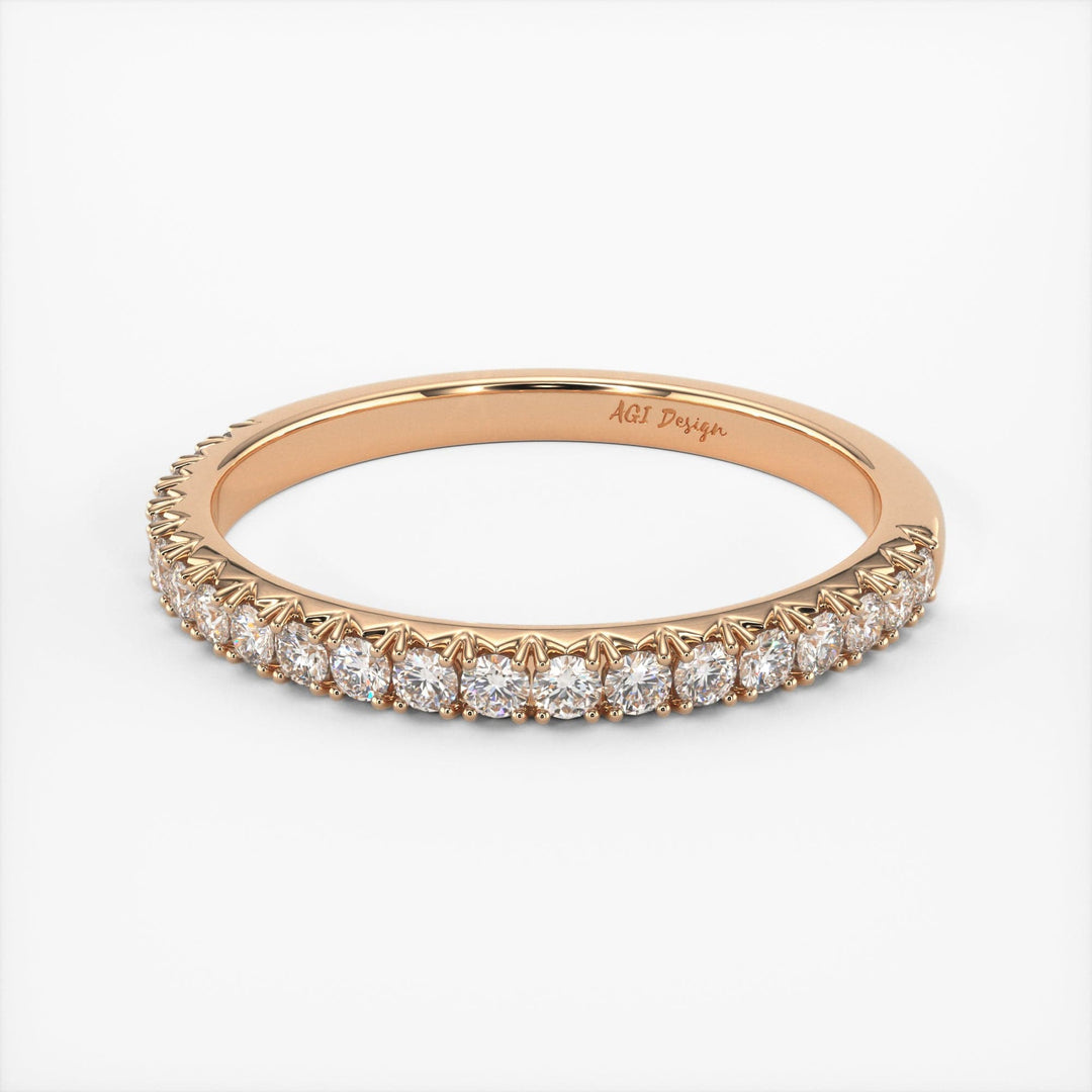 AGIDesignShop Naomi Lab-Created Diamond Wedding Band