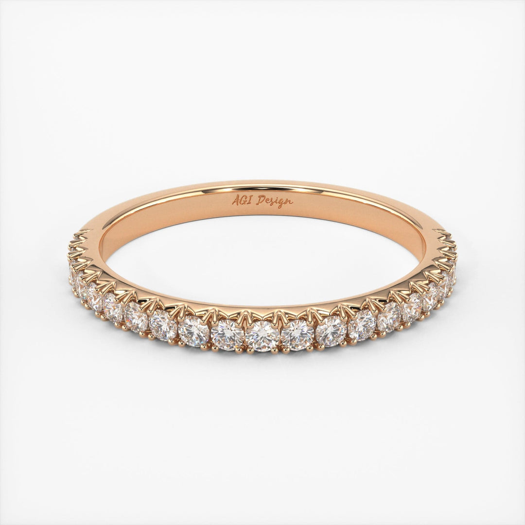 AGIDesignShop Naomi Lab-Created Diamond Wedding Band