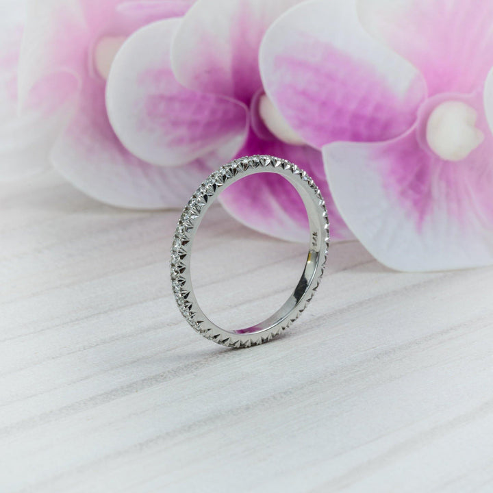 AGIDesignShop Naomi Lab-Created Diamond Wedding Band