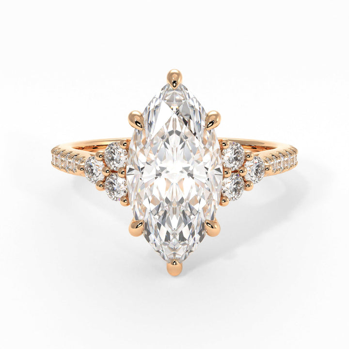 AGIDesignShop Olivia Marquise Moissanite Engagement Ring
