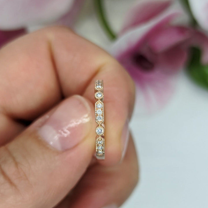 AGI Design Ready to Ship  Maya Diamond Wedding Band