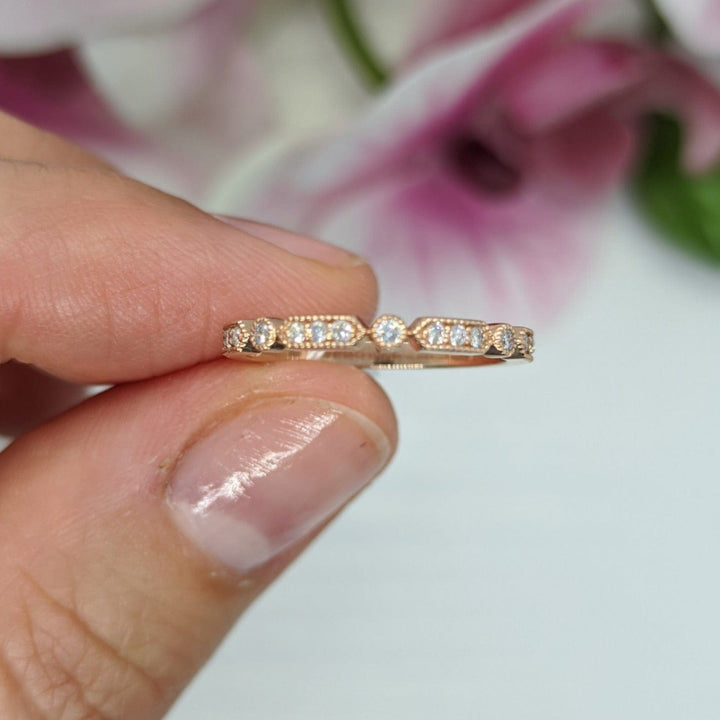 AGI Design Ready to Ship  Maya Diamond Wedding Band