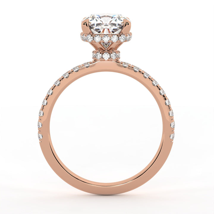 AGIDesignShop Sarah Cushion Cut Moissanite Engagement Ring