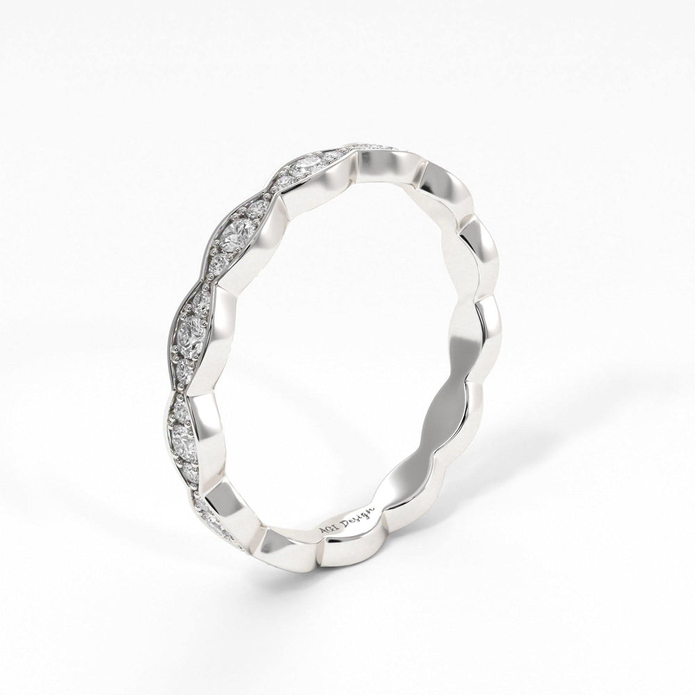 AGIDesignShop Stella  Lab-Created Diamonds Eternity Band