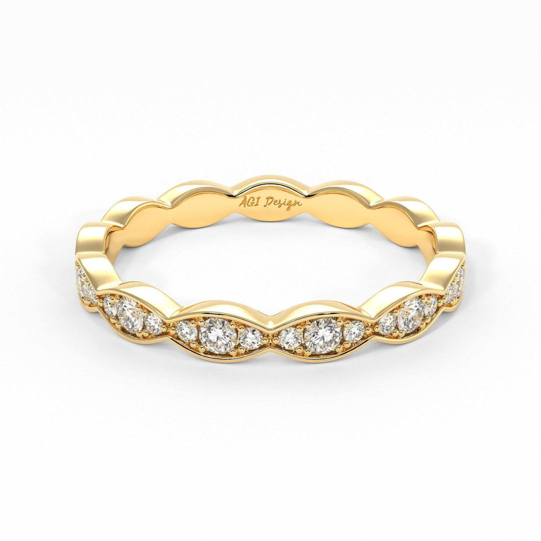 AGIDesignShop Stella  Lab-Created Diamonds Eternity Band