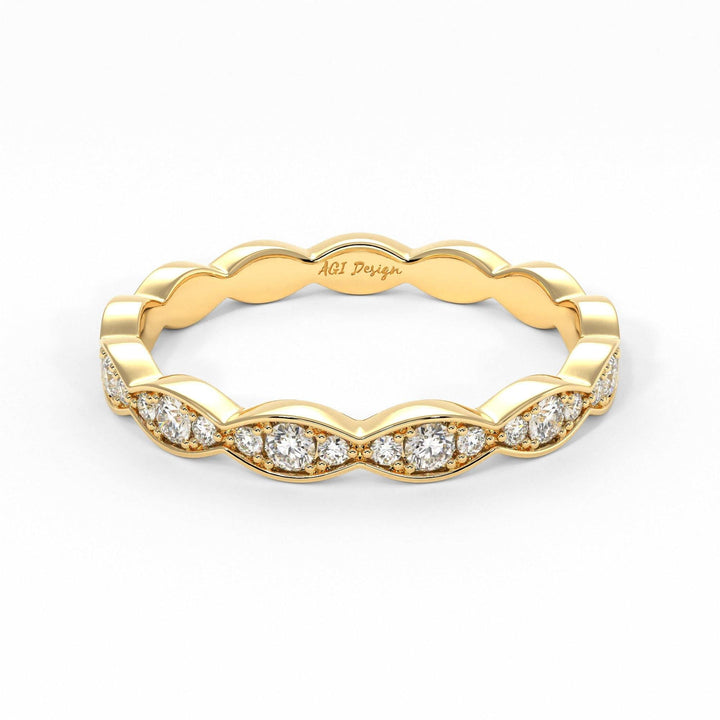 AGIDesignShop Stella  Lab-Created Diamonds Eternity Band