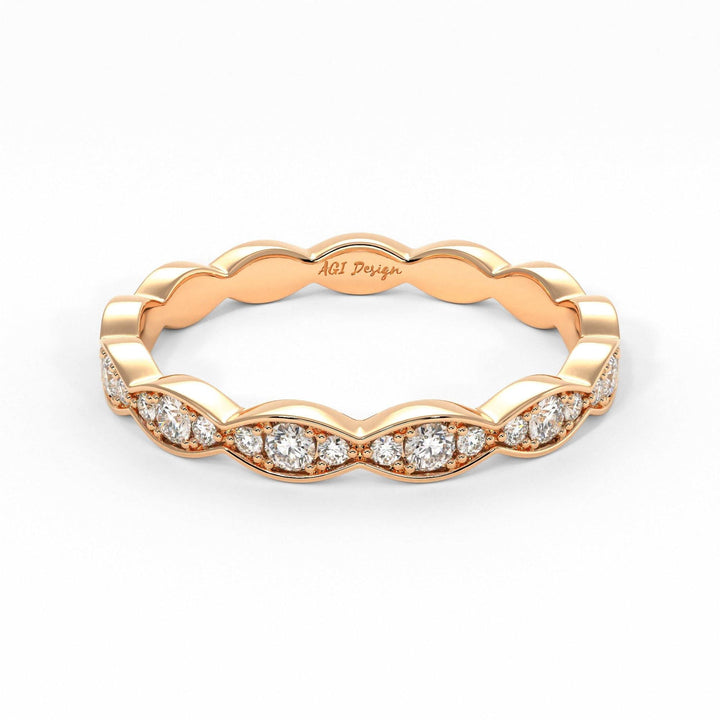 AGIDesignShop Stella  Lab-Created Diamonds Eternity Band