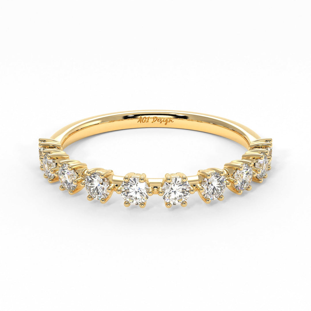 AGIDesignShop Tina Lab-Created Diamonds Wedding Band