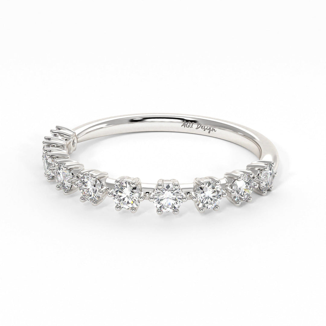 AGIDesignShop Tina Lab-Created Diamonds Wedding Band