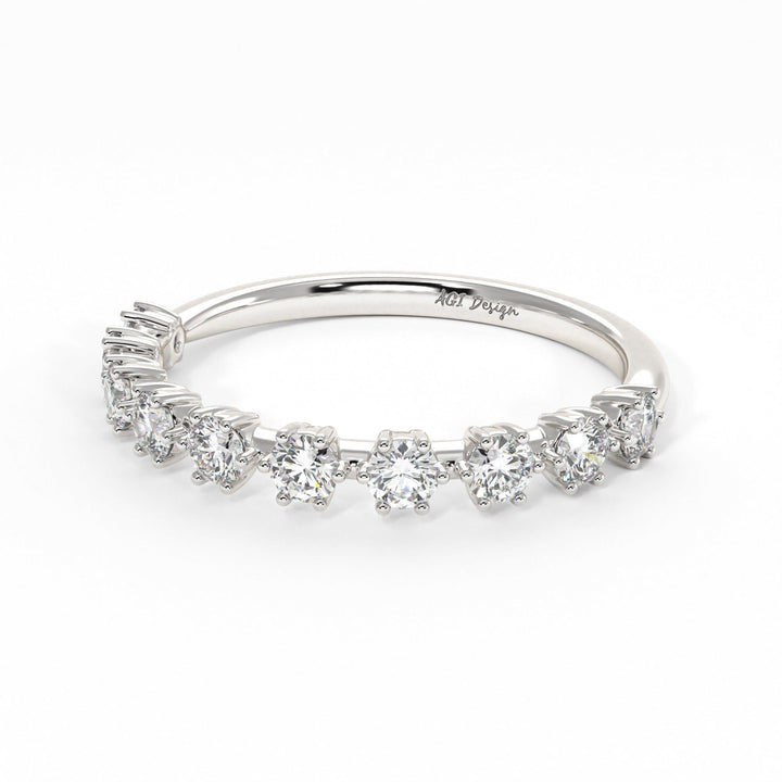 AGIDesignShop Tina Lab-Created Diamonds Wedding Band