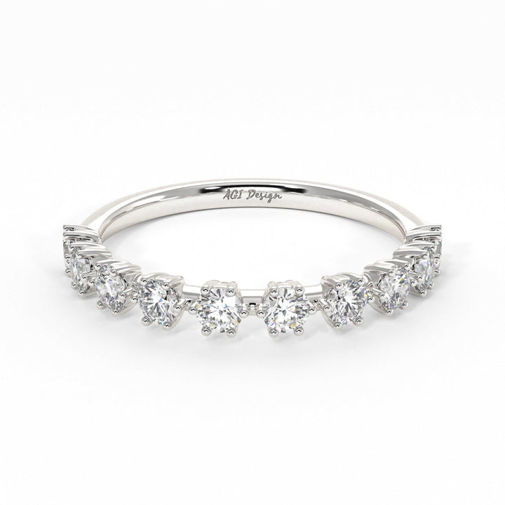 AGIDesignShop Tina Lab-Created Diamonds Wedding Band