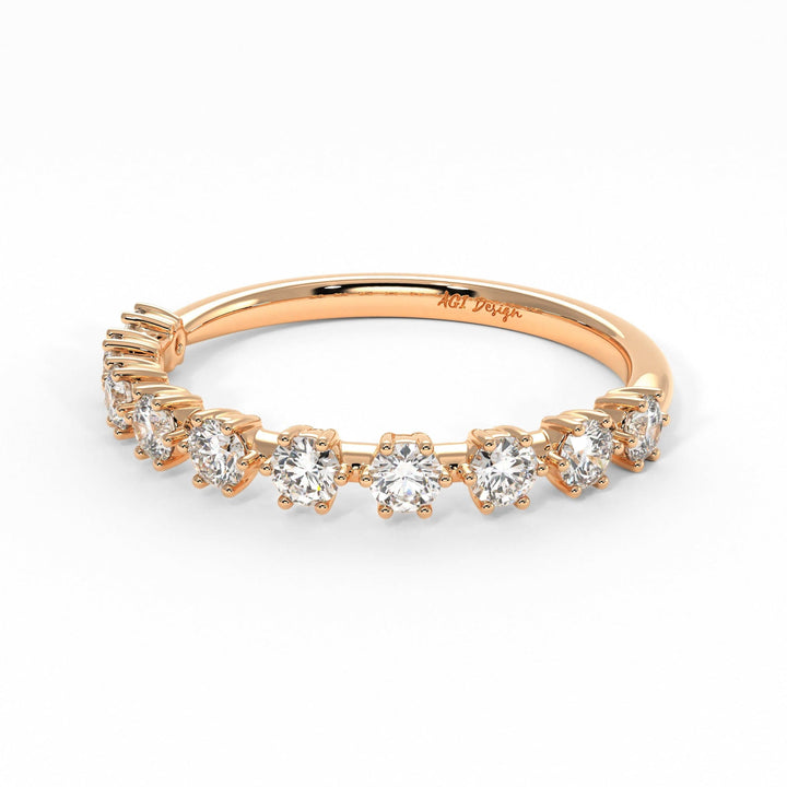 AGIDesignShop Tina Lab-Created Diamonds Wedding Band