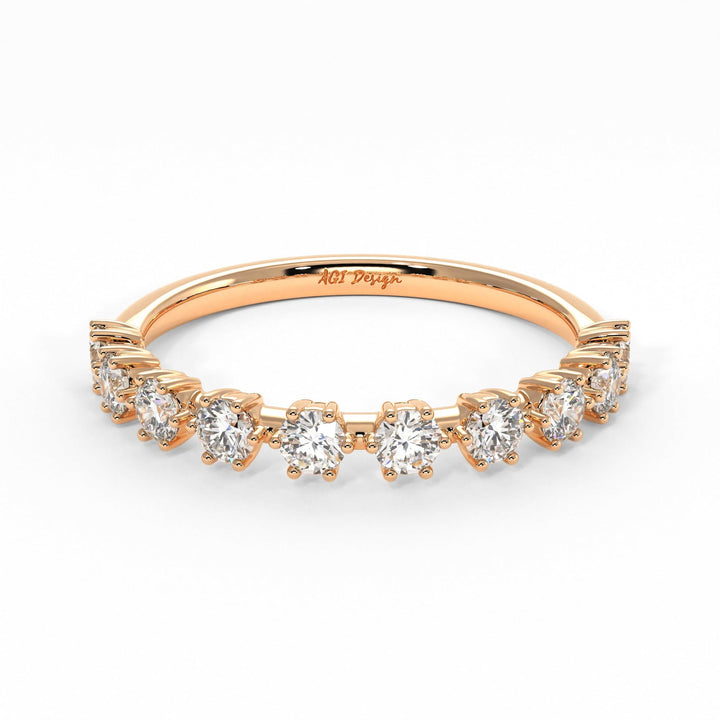 AGIDesignShop Tina Lab-Created Diamonds Wedding Band