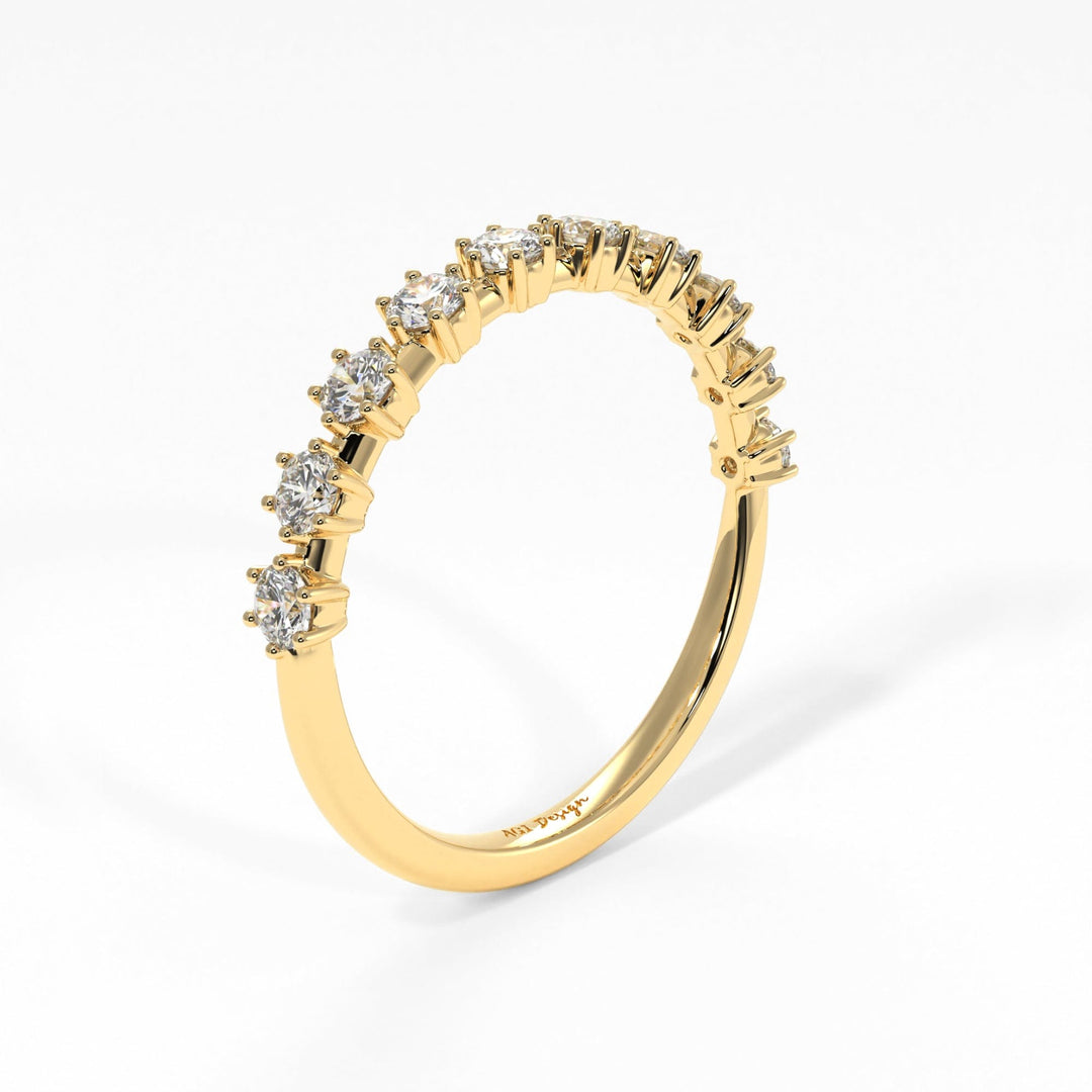 AGIDesignShop Tina Lab-Created Diamonds Wedding Band