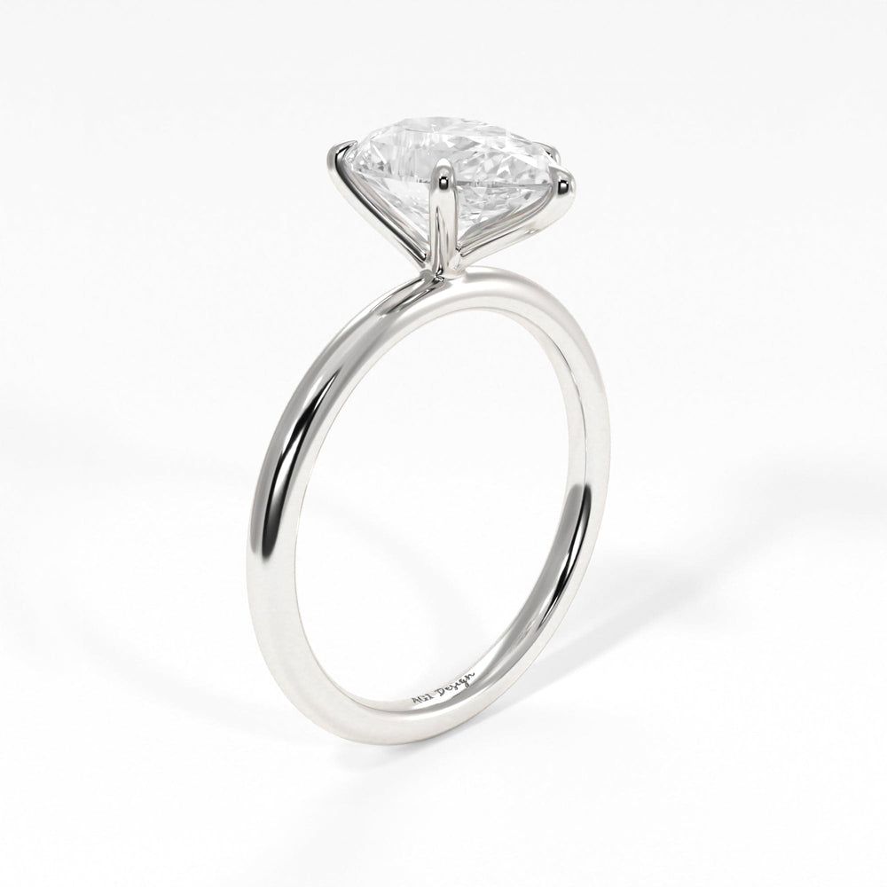 AGI Design Valery Pear Shape Moissanite Engagement Ring