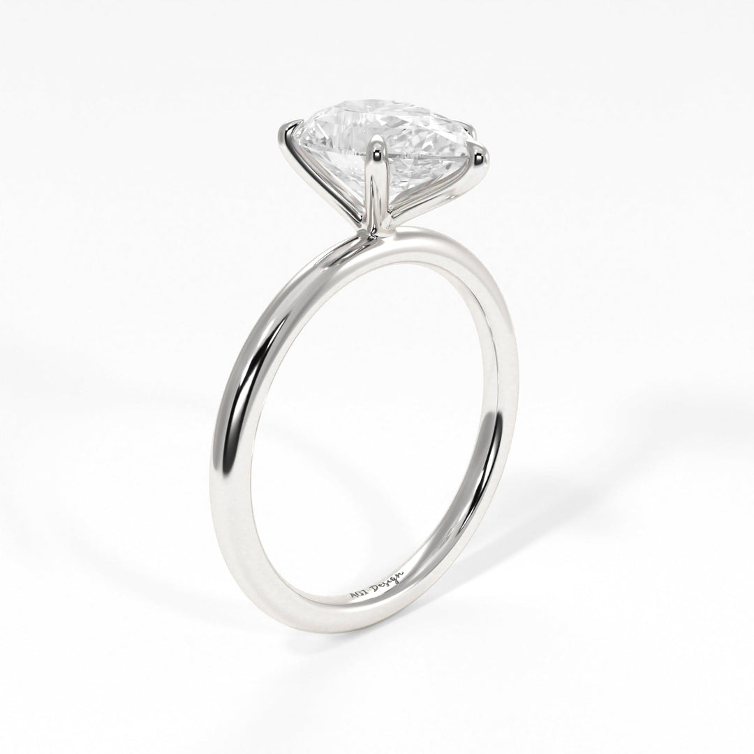 AGI Design Valery Pear Shape Moissanite Engagement Ring