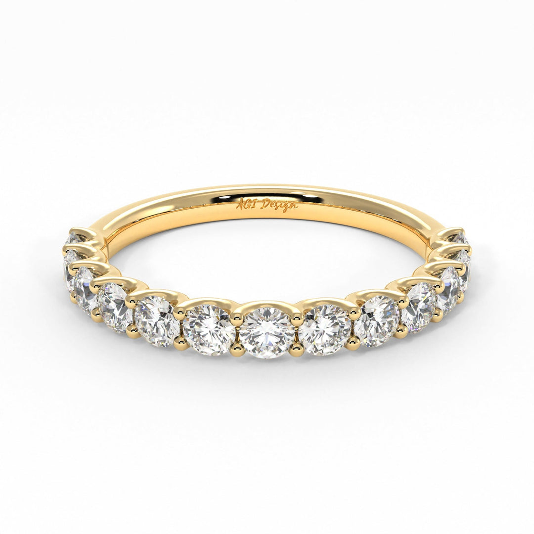 AGIDesignShop Vera Lab-Created Diamonds Wedding Band