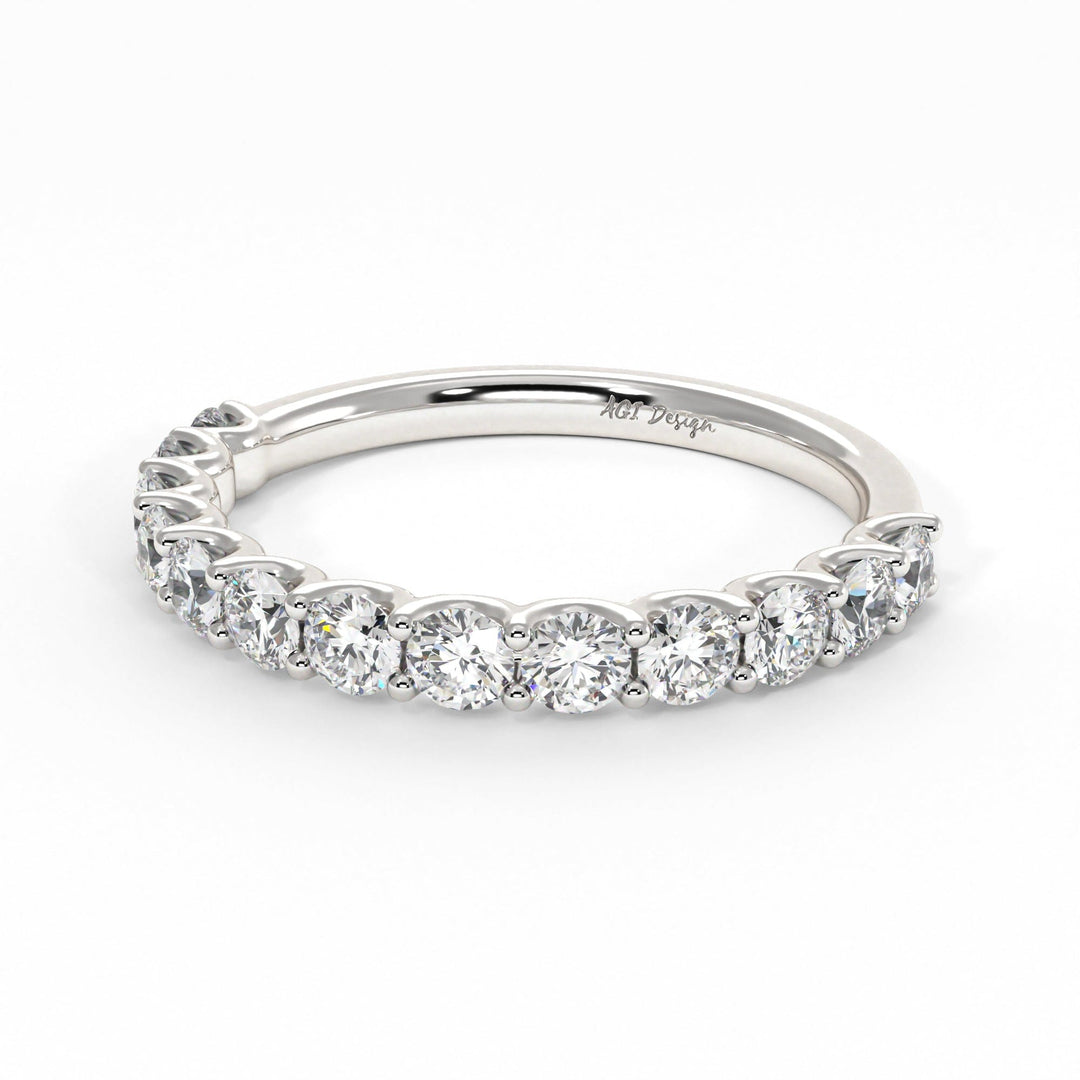 AGIDesignShop Vera Lab-Created Diamonds Wedding Band
