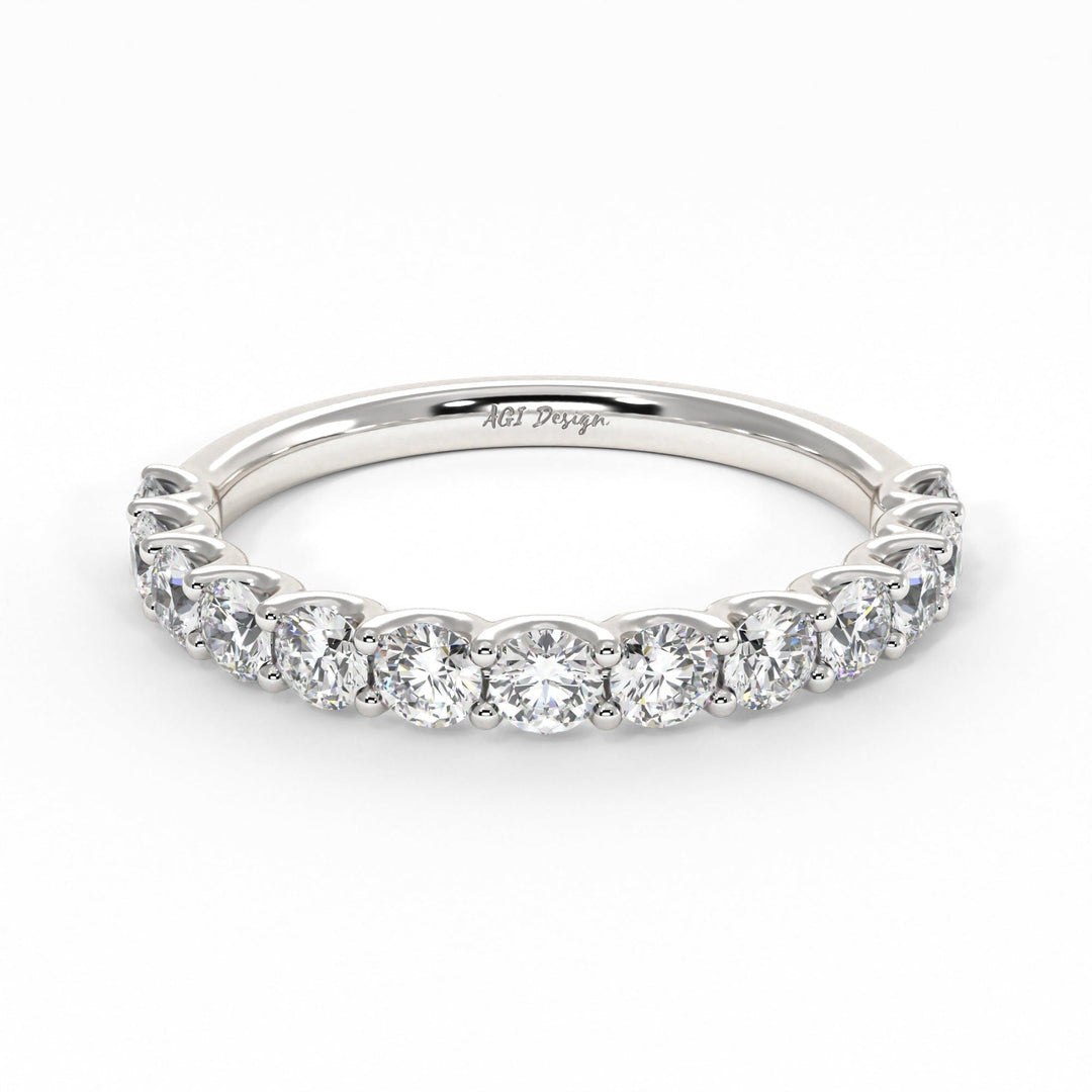AGIDesignShop Vera Lab-Created Diamonds Wedding Band