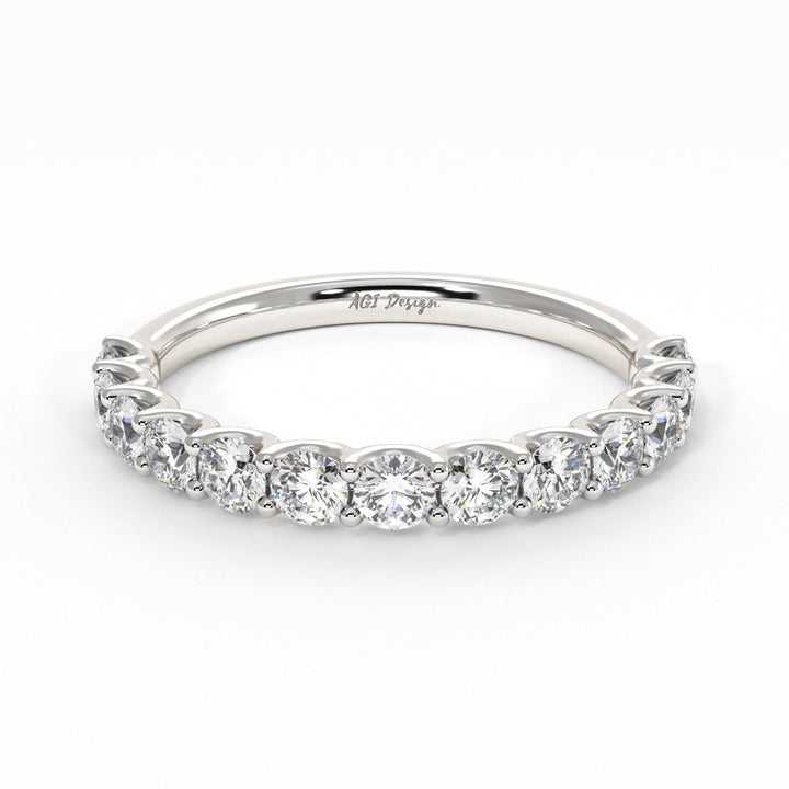 AGIDesignShop Vera Lab-Created Diamonds Wedding Band