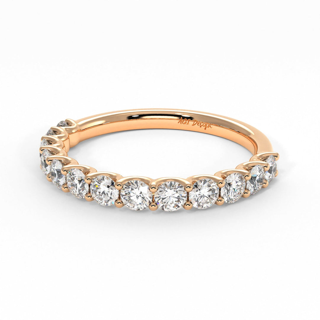 AGIDesignShop Vera Lab-Created Diamonds Wedding Band
