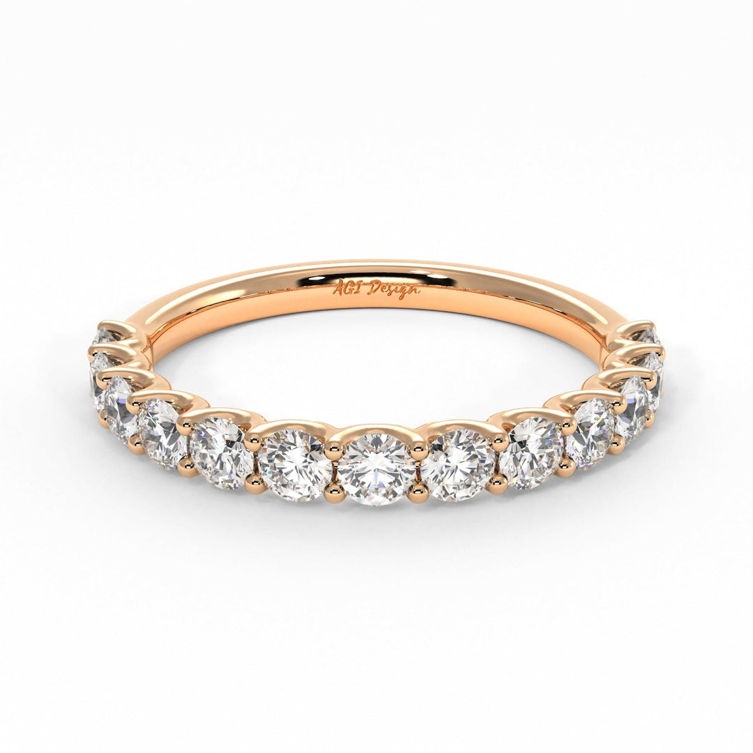AGIDesignShop Vera Lab-Created Diamonds Wedding Band