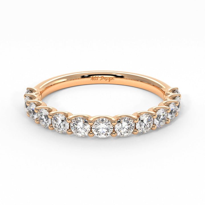 AGIDesignShop Vera Lab-Created Diamonds Wedding Band