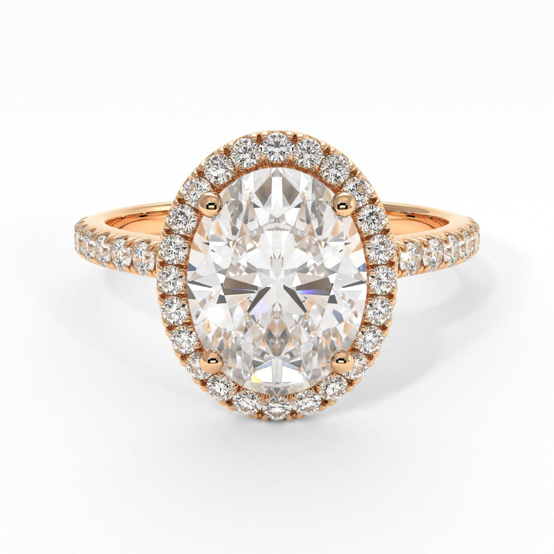 AGIDesignShop Victoria Oval Moissanite  Engagement Ring